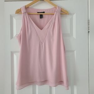 NWOT White House Black Market V-Neck Shell